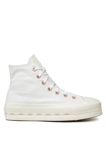 Converse Кецове Ctas Lift Hi 572709C White/Egret/Pink Clay - Mera.bg
