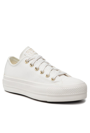 Converse Кецове Ctas Lift Ox A02610C Vintage White/Vintage White - Mera.bg
