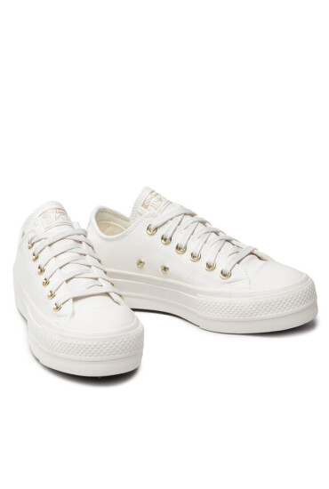 Converse Кецове Ctas Lift Ox A02610C Vintage White/Vintage White - Mera.bg
