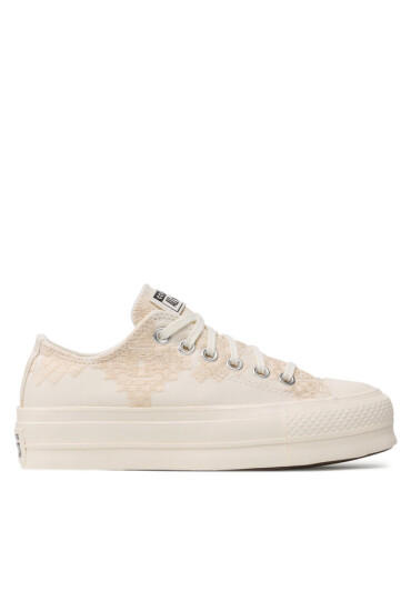 Converse Кецове Ctas Lift Ox A02225C Vintage White/Egret/Egret - Mera.bg