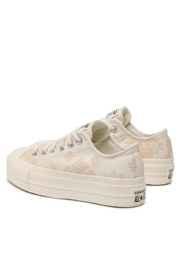Converse Кецове Ctas Lift Ox A02225C Vintage White/Egret/Egret - Mera.bg