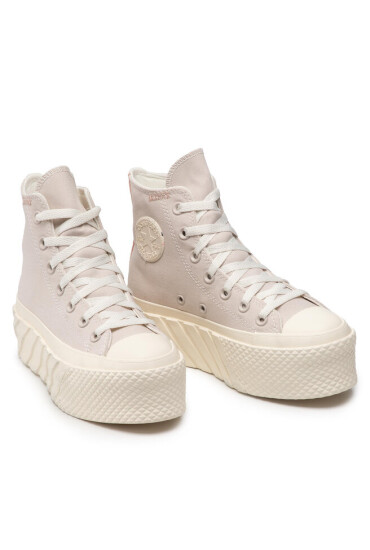 Converse Кецове Ctas Lift 2X Hi 572953C Desert Sand/Egret/Pink Clay - Mera.bg