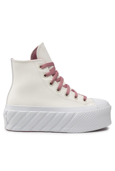 Converse Кецове Ctas Lift 2x Hi 572607C Egret/Pink Aura/White - Mera.bg