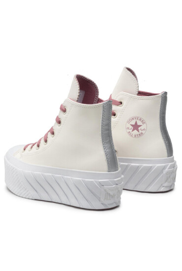Converse Кецове Ctas Lift 2x Hi 572607C Egret/Pink Aura/White - Mera.bg