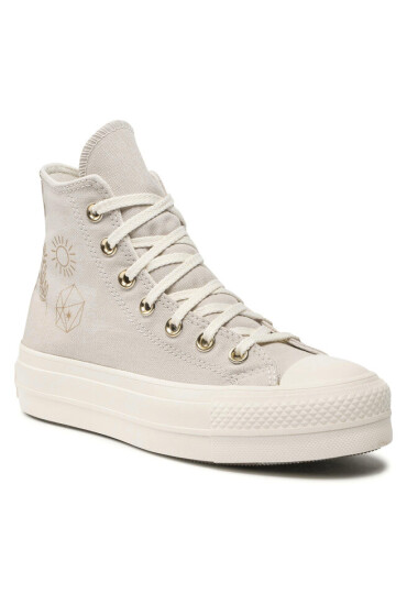 Converse Кецове Ctas Lift Hi A02205C Desert Sand/Egret/Light Gold - Mera.bg
