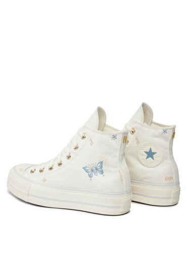 Converse Кецове All Star Lift Platform Tiny Tattoos A07135C Бял - Mera.bg