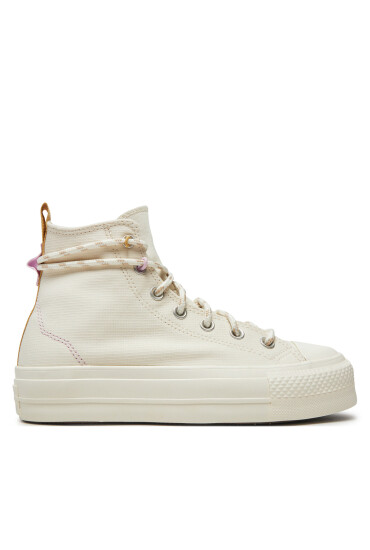 Converse Кецове Chuck Taylor All Star Lift Platform Utility A08767C Екрю - Mera.bg