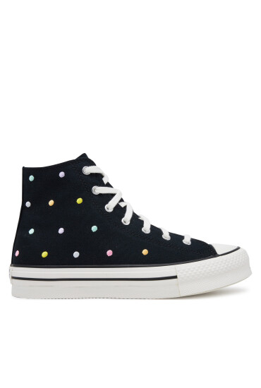 Converse Кецове Chuck Taylor All Star Lift Polka Dots Platform A12608C Черен - Mera.bg