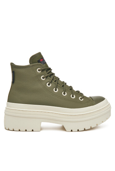 Converse Кецове Chuck Taylor All Star Lugged Heel Platform Waterproof A11163C 306 Зелен - Mera.bg