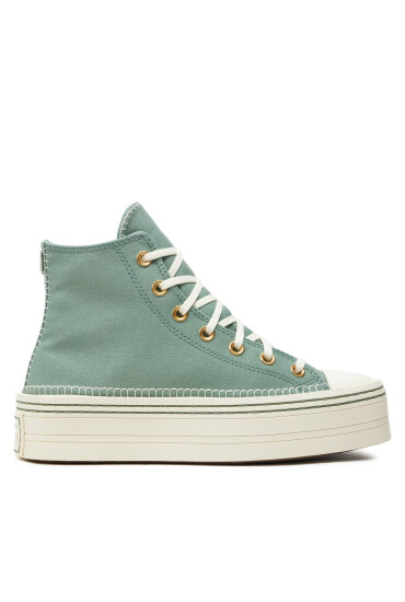 Converse Кецове Chuck Taylor All Star Modern Lift Platform Crafted Stitching A07547C Зелен - Mera.bg