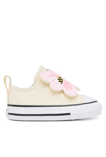 Converse Кецове Chuck Taylor All Star One Strap Embroidered Floral Easy On A13452C Екрю - Mera.bg