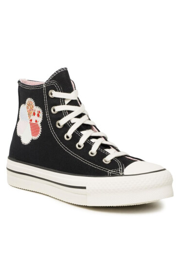 Converse Кецове Ctas Eva Lift Hi A05165C Black/Sunrise Pink - Mera.bg