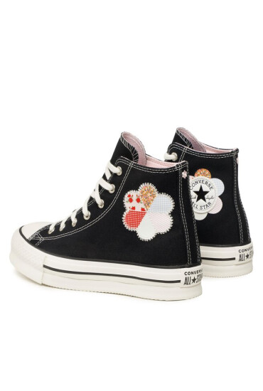 Converse Кецове Ctas Eva Lift Hi A05165C Black/Sunrise Pink - Mera.bg