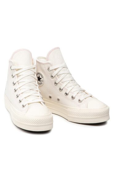 Converse Кецове Ctas Lift Hi A02198C Egret/Black/Pink Foam - Mera.bg