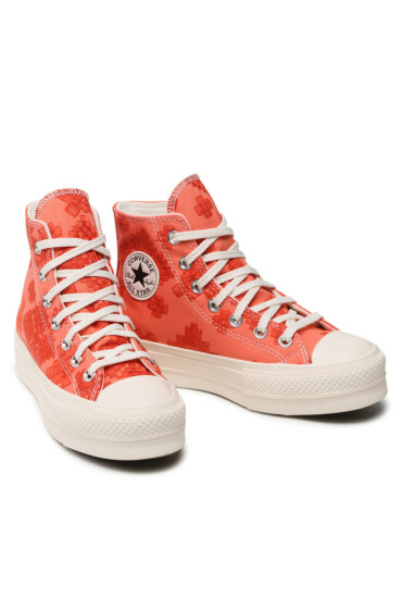 Converse Кецове Chuck Taylor All Star Lift Festival Broderie A02233C Червен - Mera.bg