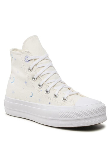 Converse Кецове Ctas Lift Hi A02895C Egret/Moonrise Purple - Mera.bg