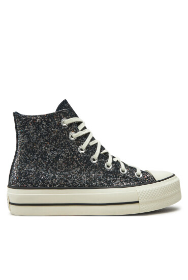 Converse Кецове Chuck Taylor All Star Lift Platform Glitter A09551C 401 Черен - Mera.bg