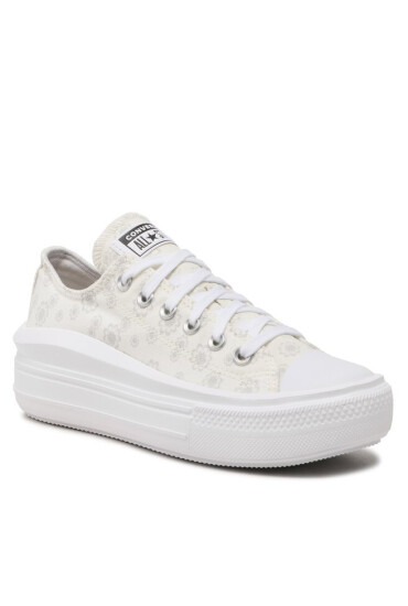 Converse Кецове Ctas Move Ox A00841C White/Mouse/White - Mera.bg