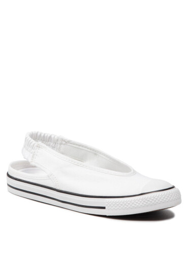 Converse Сандали Ctas Dainty Slingback Slip 572627C White/White/Black - Mera.bg