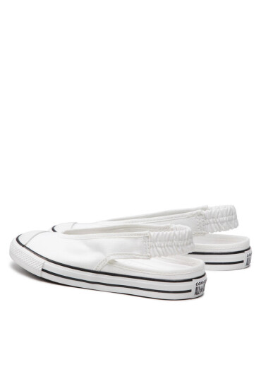 Converse Сандали Ctas Dainty Slingback Slip 572627C White/White/Black - Mera.bg