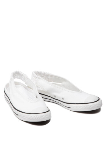 Converse Сандали Ctas Dainty Slingback Slip 572627C White/White/Black - Mera.bg