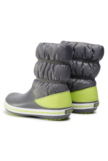 Crocs Апрески Crocband Winter Boot K 206550 Slate grey/Lime Punch - Mera.bg