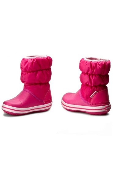 Crocs Апрески Winter Puff Boot Kids 14613 Candy Pink - Mera.bg
