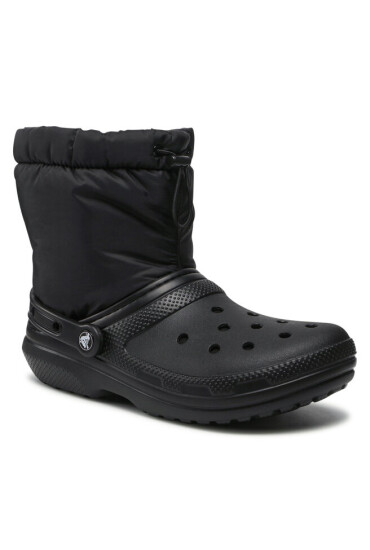 Crocs Ботуши Classic Lined Neo Puff Boot 206630 Black/Black - Mera.bg