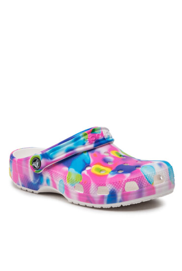 Crocs Чехли Classic Solarized Cgk 207587 Pink/White - Mera.bg