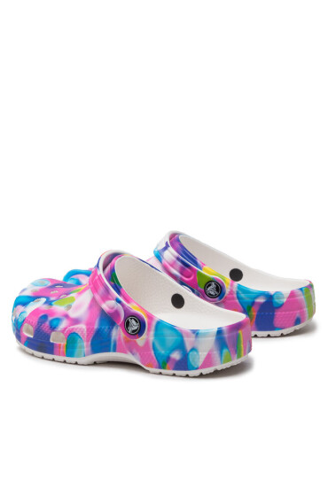 Crocs Чехли Classic Solarized Cgk 207587 Pink/White - Mera.bg
