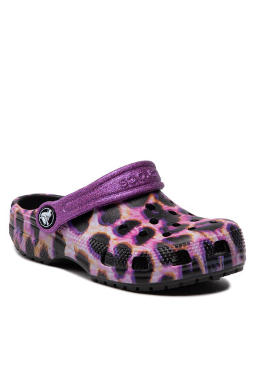 Crocs Чехли Classic Animal Print Clog K 207600 Papaya/Leopard 83G - Mera.bg