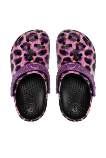 Crocs Чехли Classic Animal Print Clog K 207600 Papaya/Leopard 83G - Mera.bg