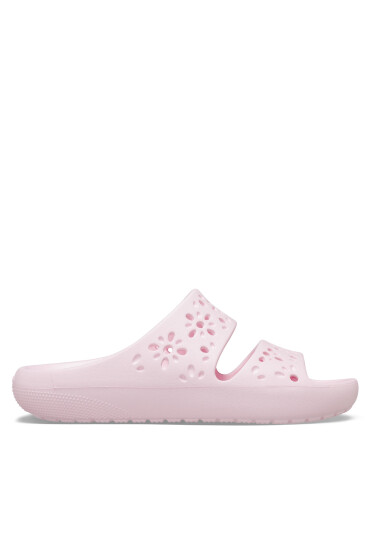 Crocs Чехли Classic Floral Cutout Sandal 210966 Розов - Mera.bg