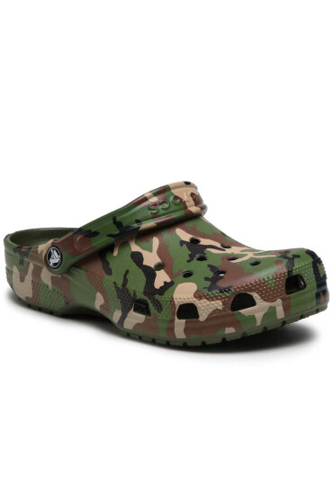 Crocs Чехли Classic Printed Camo Clog 206454 Army Green/Multi - Mera.bg