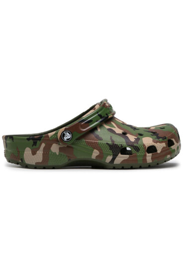 Crocs Чехли Classic Printed Camo Clog 206454 Army Green/Multi - Mera.bg
