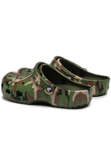 Crocs Чехли Classic Printed Camo Clog 206454 Army Green/Multi - Mera.bg