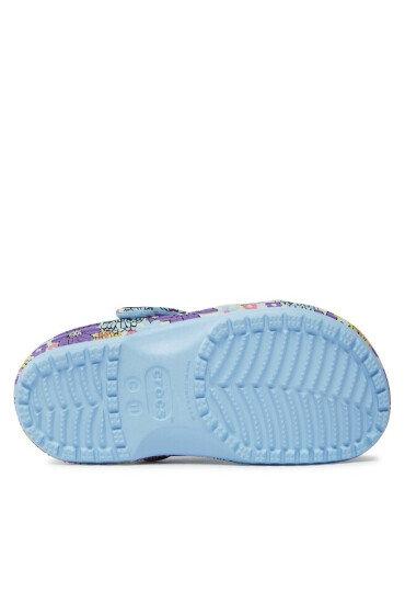 Crocs Чехли Classic Retro Floral Clog Kids 209059 Blue Calcite/Multi 4NT - Mera.bg