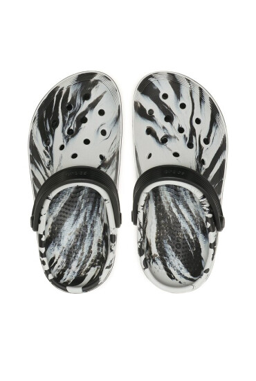 Crocs Чехли Crocband Clean Marbled Clog 208601 Black/White 066 - Mera.bg