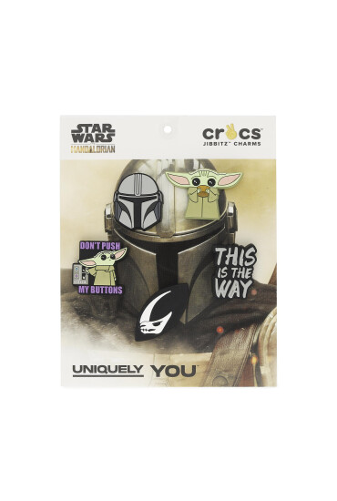 Crocs Декорация за обувки Disneys The Mandalorian 5 Pack 10009674 Зелен - Mera.bg