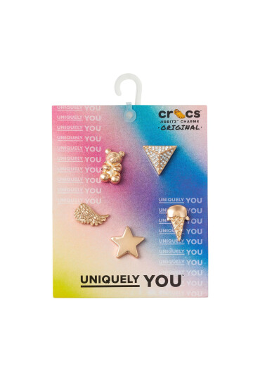 Crocs Декорация за обувки Gold Icons 5 Pack 10011118 Цветен - Mera.bg