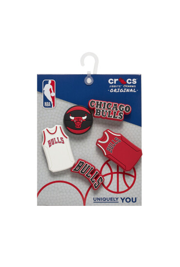Crocs Декорация за обувки Jibbitz Nba Chicago Bulls 5pck 10011280 Цветен - Mera.bg