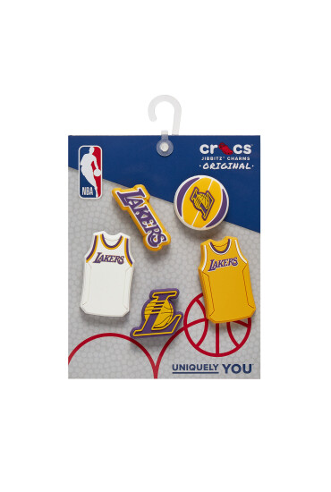 Crocs Декорация за обувки Jibbitz Nba Los Angeles Lakers 5pck 10011275 Цветен - Mera.bg