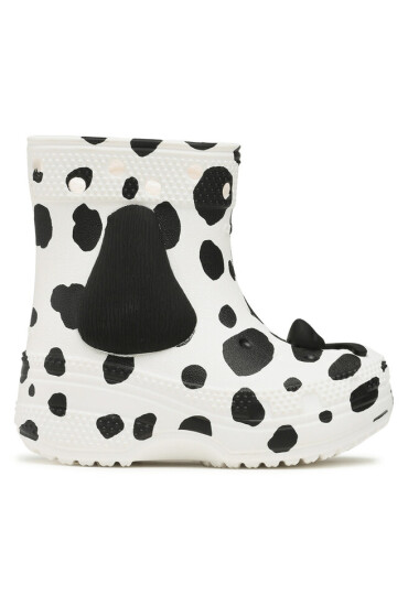 Crocs Гумени ботуши Classic I Am Dalmatian Boot T 209079 Бял - Mera.bg