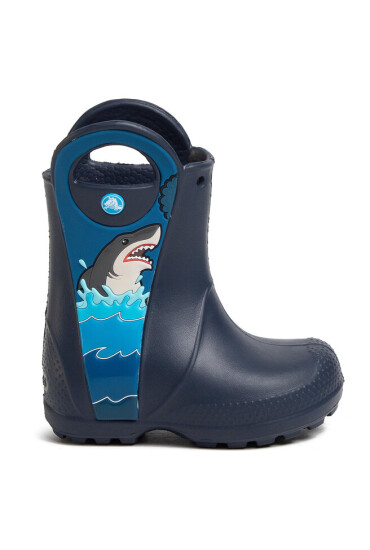 Crocs Гумени ботуши fl Shark Ptch Rain Boot B 206174 Navy - Mera.bg