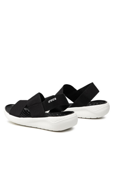 Crocs Сандали Literide Stretch Sandal W 206081 Black/White - Mera.bg