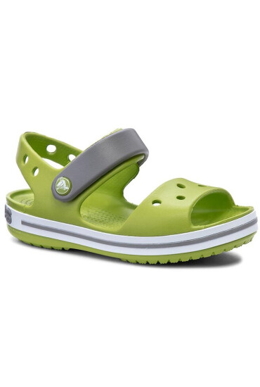Crocs Сандали Crocband Sandal Kids 12856 Volt Green/Smoke - Mera.bg