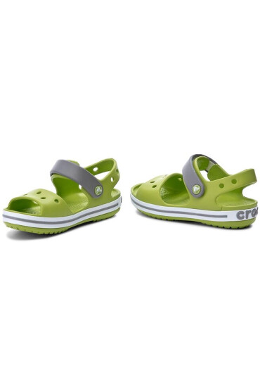 Crocs Сандали Crocband Sandal Kids 12856 Volt Green/Smoke - Mera.bg