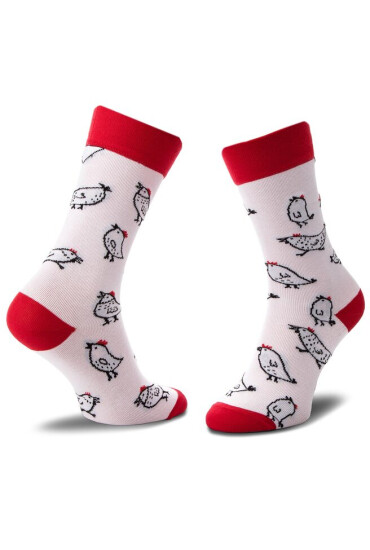 Cup of Sox Дълги чорапи unisex Skarpetki W Kury Бял - Mera.bg