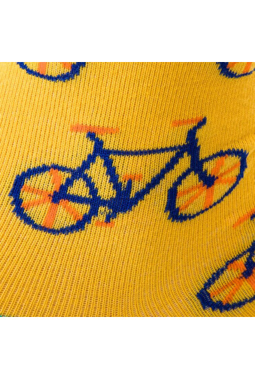 Cup of Sox Дълги чорапи unisex Epickie Rowerowe Dyrdymałki A Жълт - Mera.bg