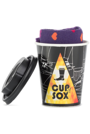 Cup of Sox Дълги чорапи unisex Lamy Co Nie Robią Dramy Виолетов - Mera.bg